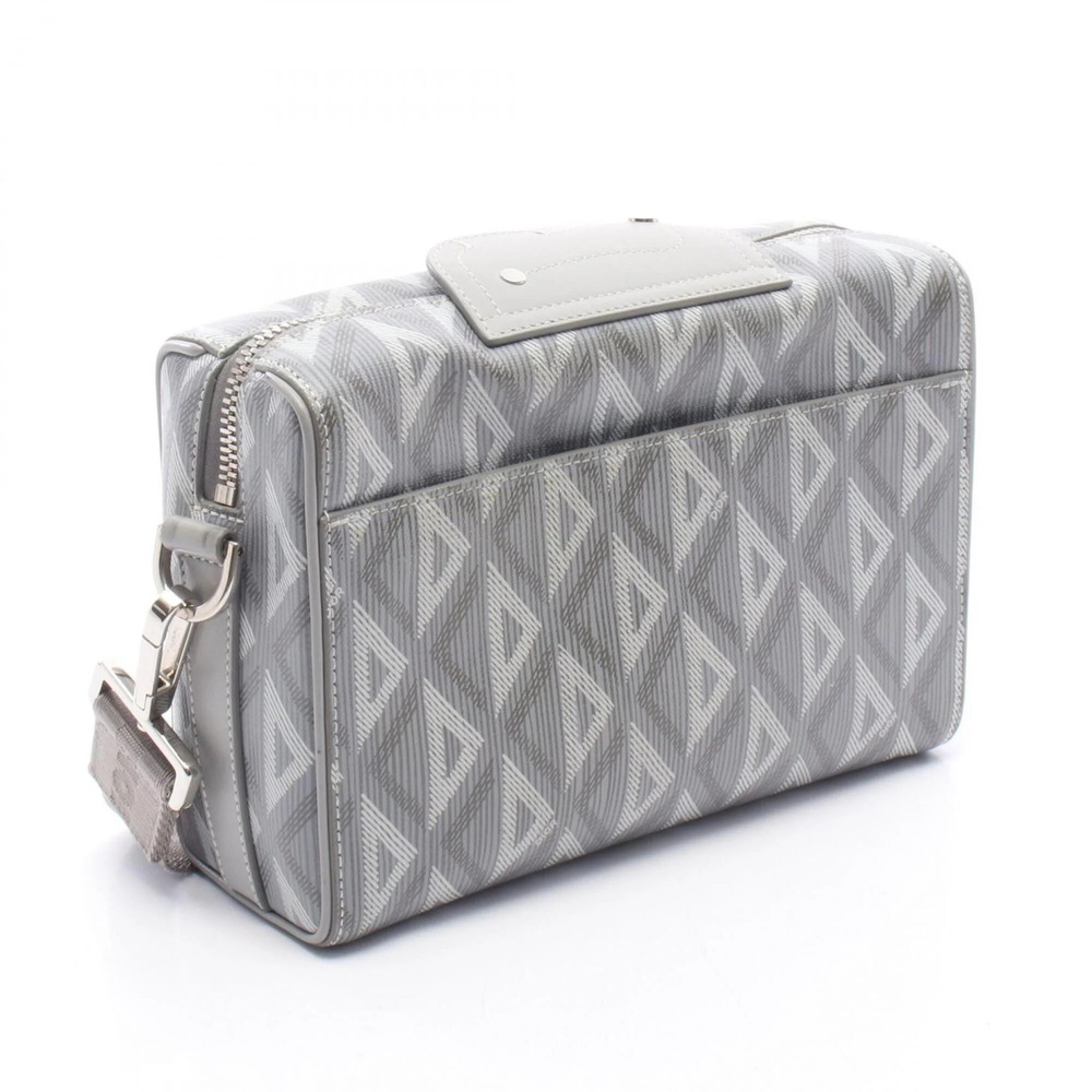 CHRISTIAN DIOR White Diamond Leather Shoulder Bag - Picture 2 of 11